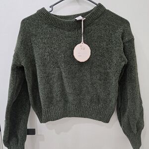 Sincerely Jules Forest Green Crew Neck Sweater Set